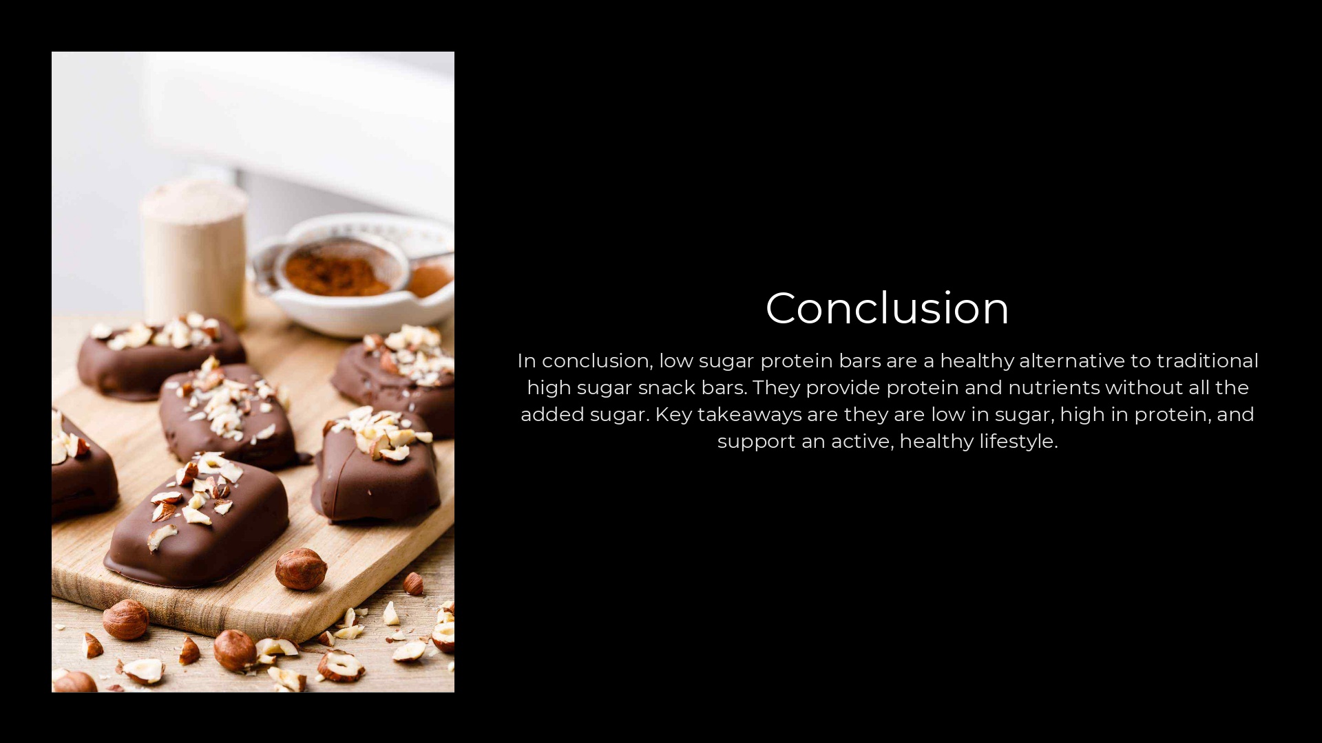 Low Sugar Protein Bar Slide 4