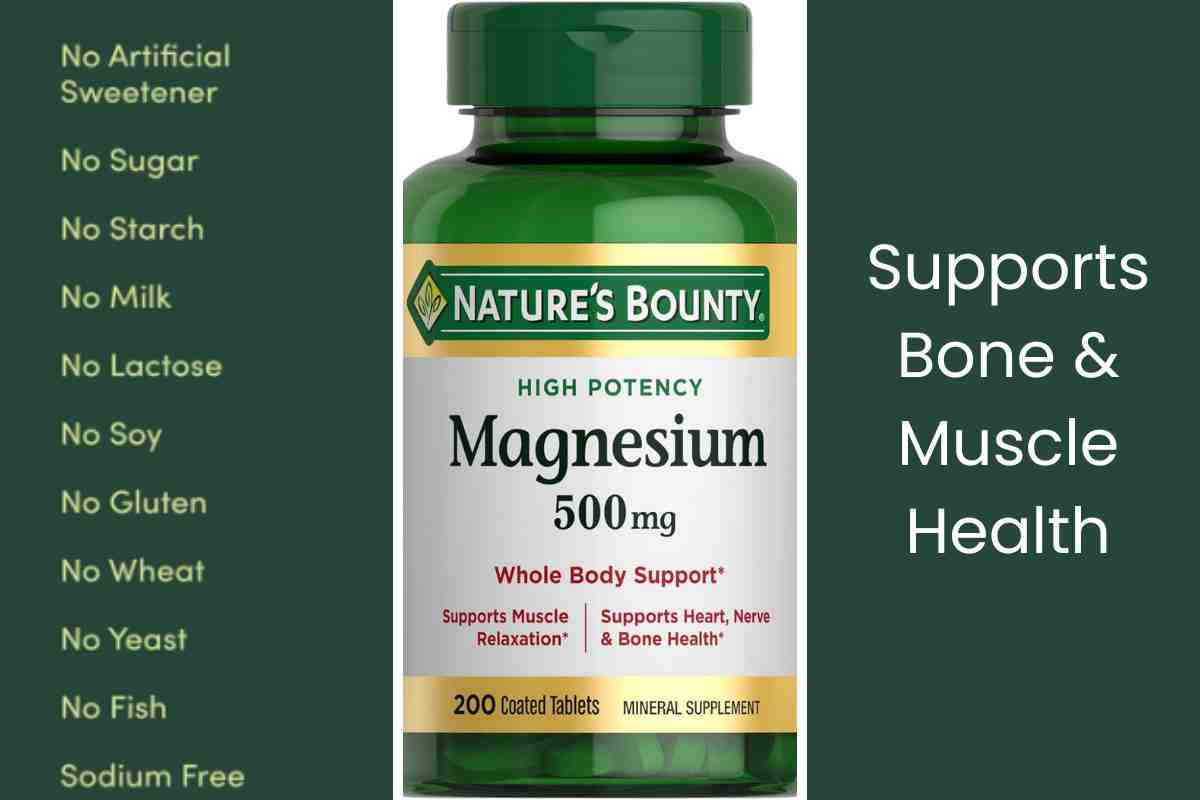 Nature's Bounty Magnesium Supplements