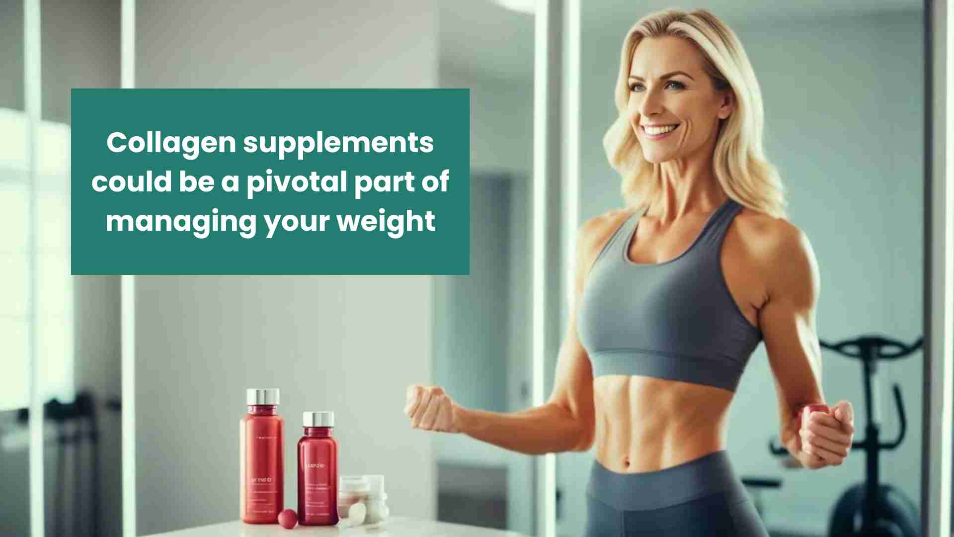 Collagen Weight Loss Woman Happy