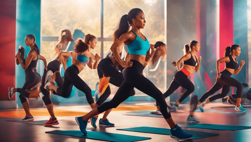 Group of Women Working Out