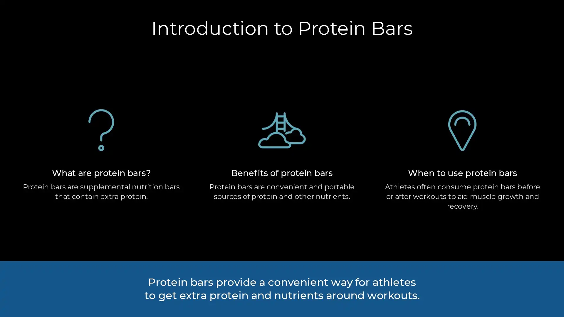 Protein Bars in Athletic Training Slide 2